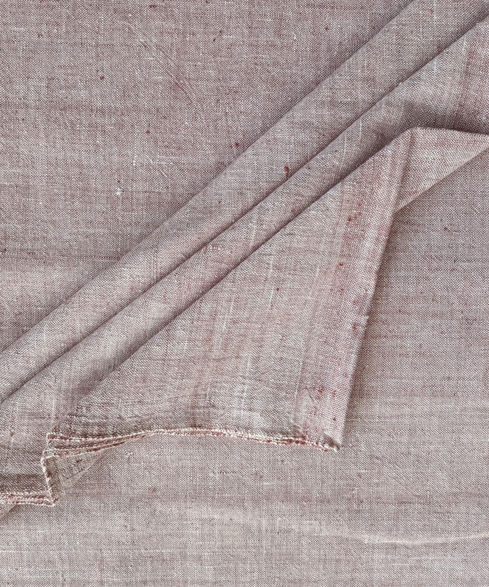 2.5m Cream white handspun hand loom cotton kurta material