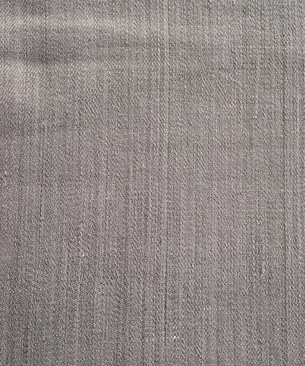 2.5m Dark grey handspun handloom cotton trouser and jacket material