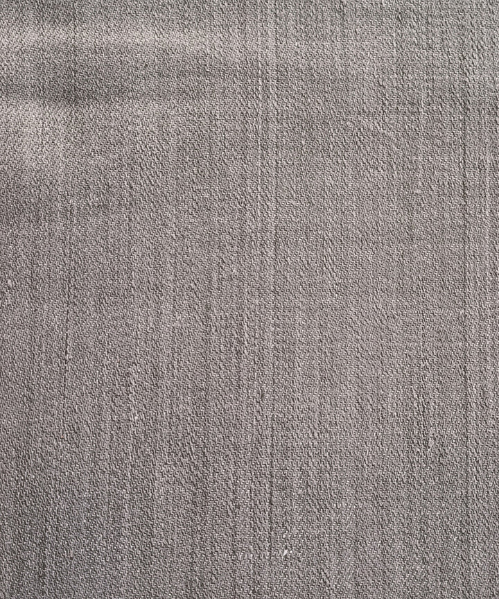 2.5m Dark grey handspun handloom cotton trouser and jacket material