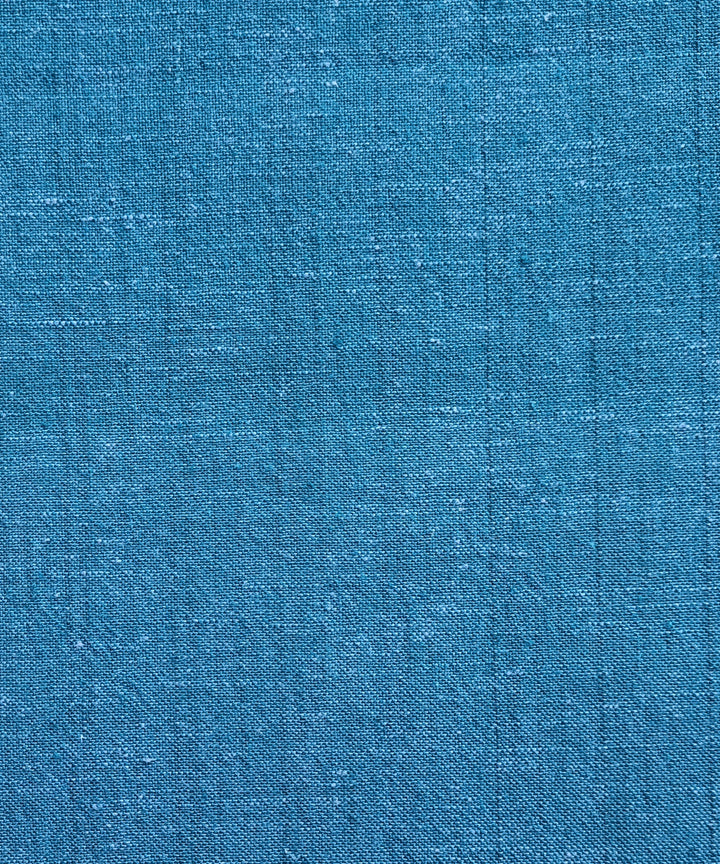 2.5 m Blue handspun handloom cotton kurta material