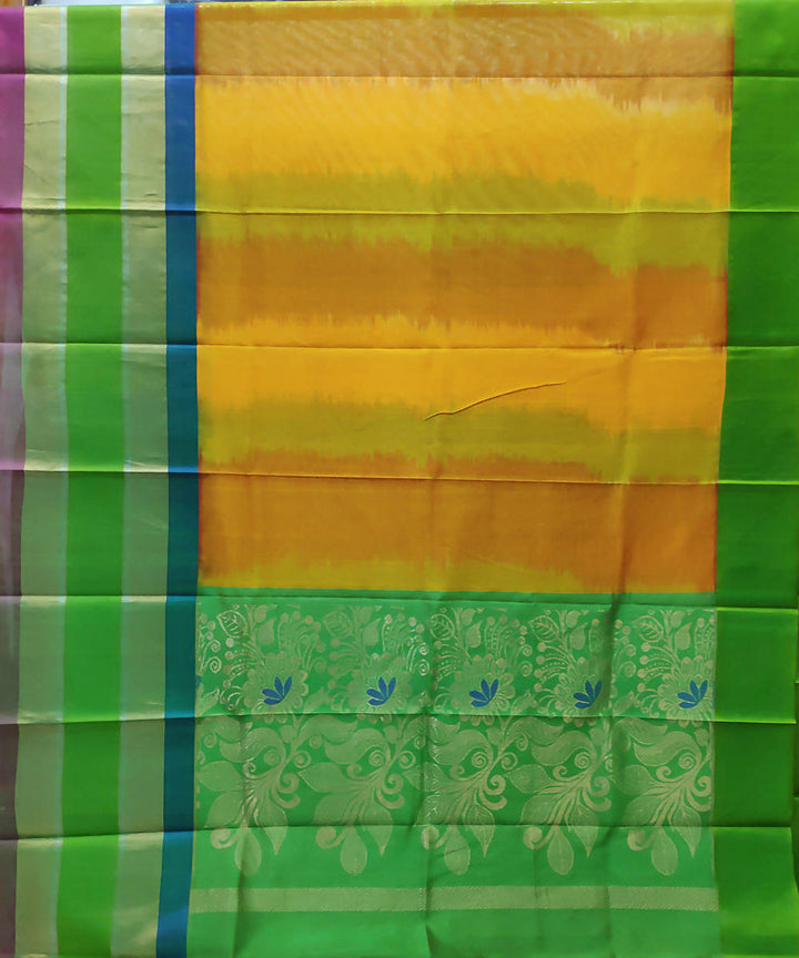 multicolor handloom venkatagiri cotton silk saree