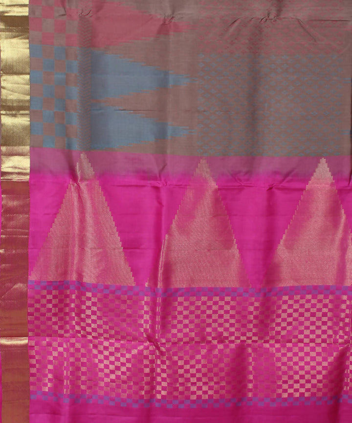 Multicolour Handloom Silk Saree