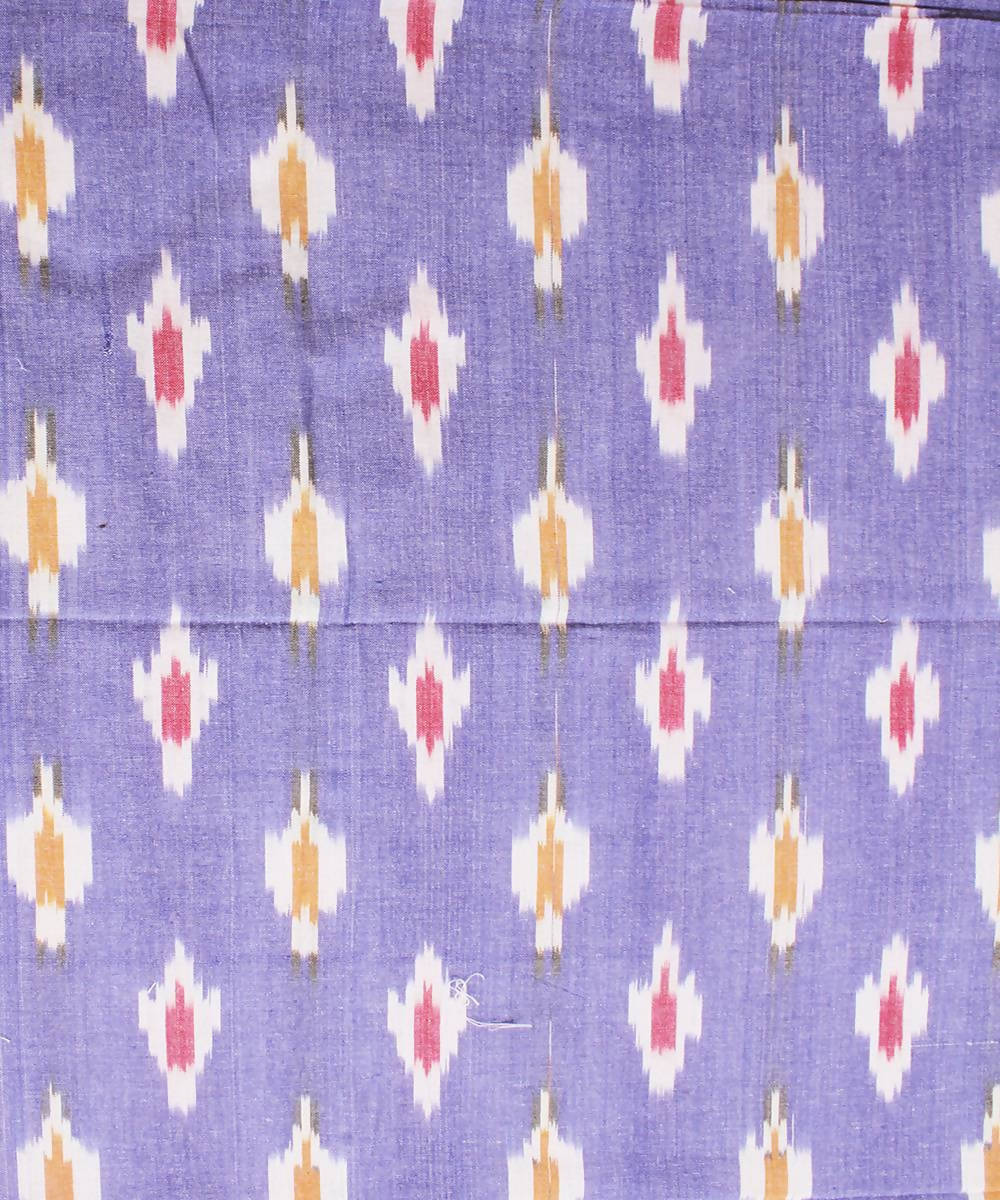 Handloom Double Cot Ikkat Bedsheet
