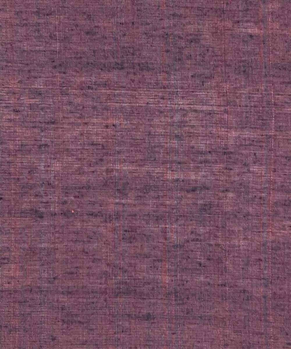 Pink handwoven temple border tussar silk saree