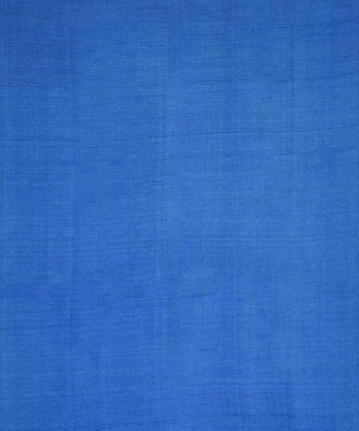Handloom tussar silk blue kurta material