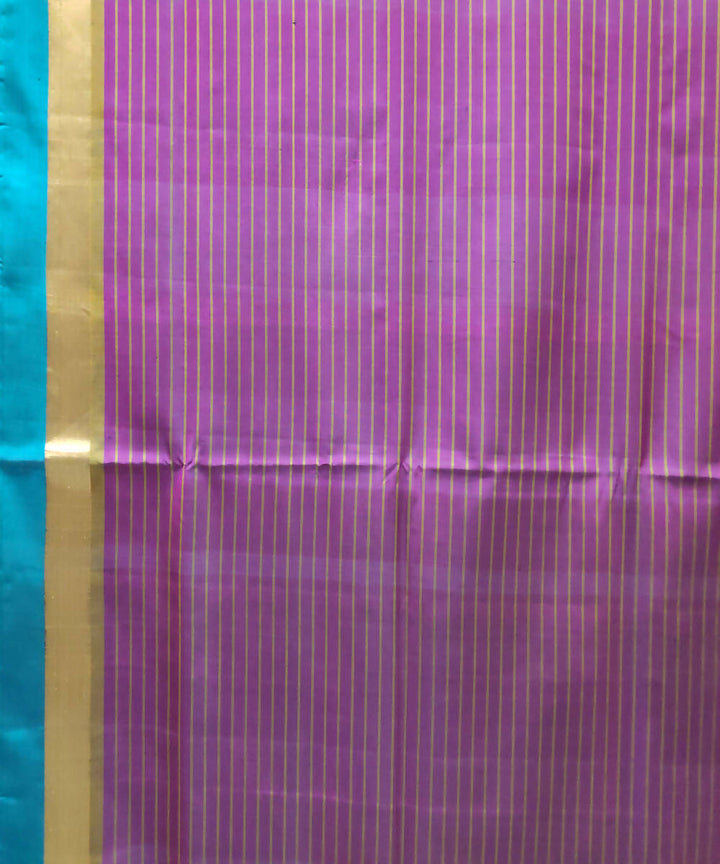 Purple Handwoven Venkatagiri Silk Saree