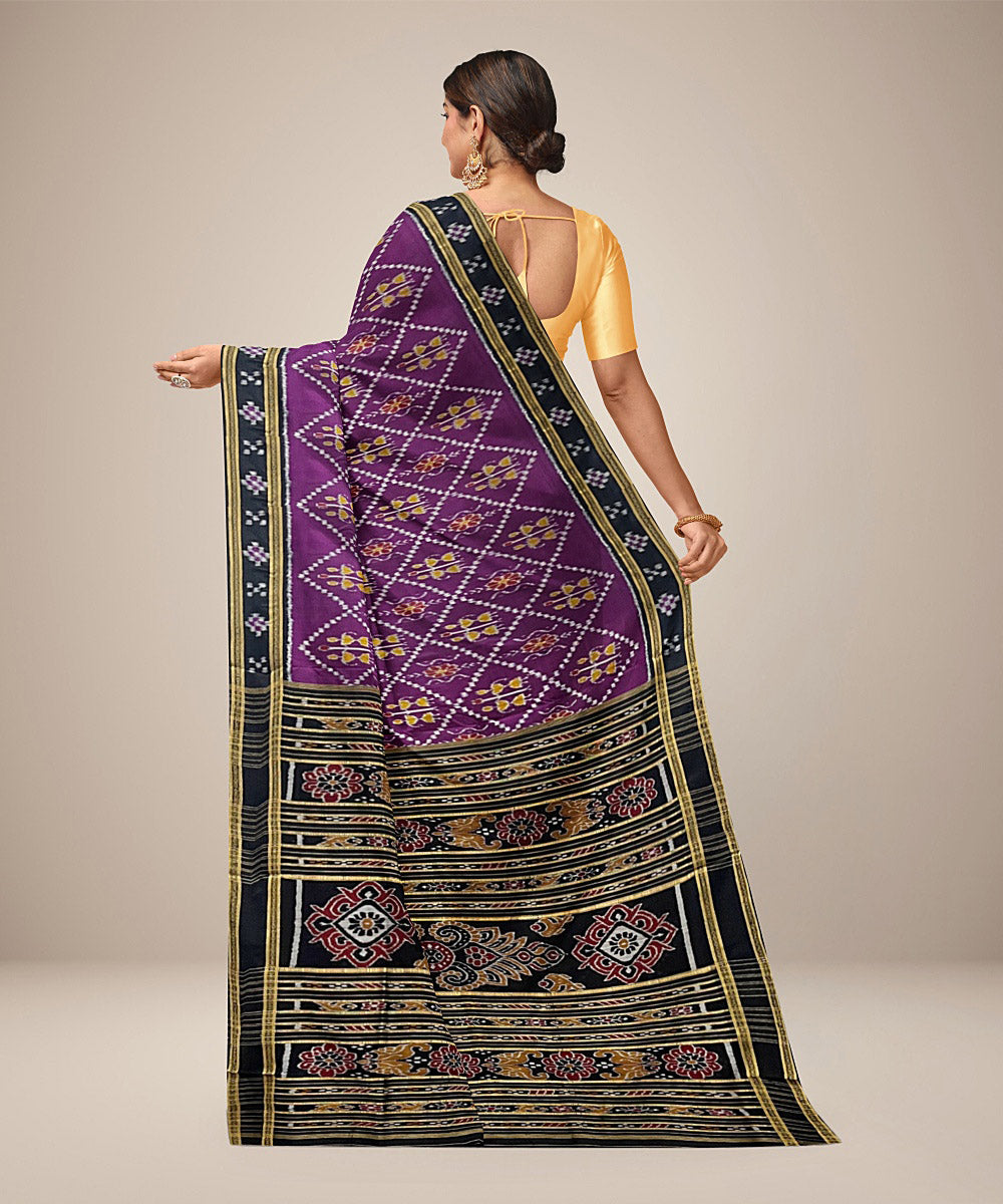 Byzantium cotton silk handwoven khandua saree