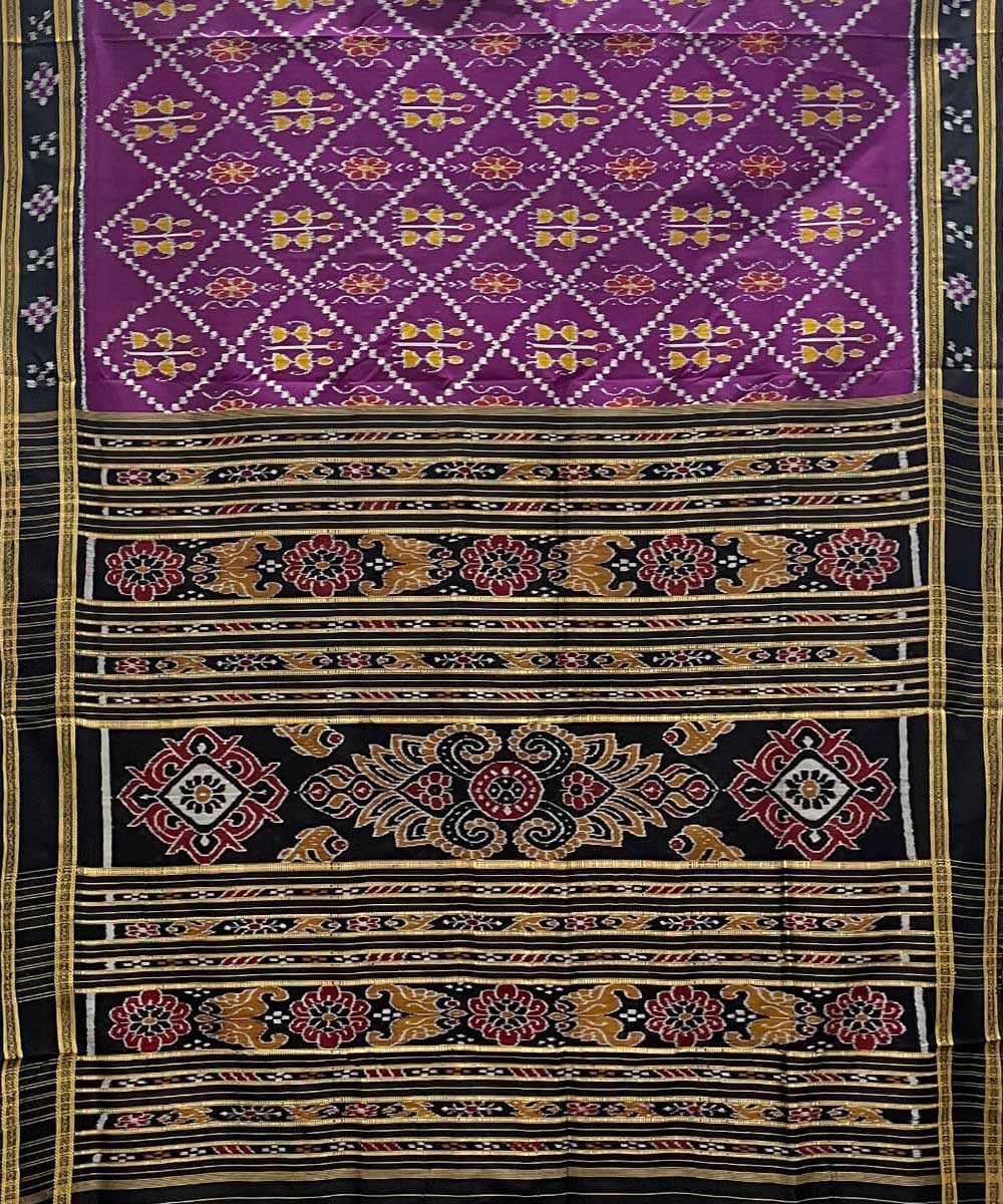 Byzantium cotton silk handwoven khandua saree