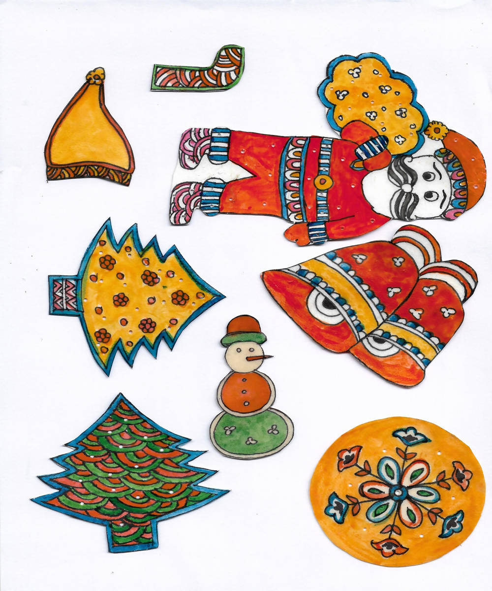 Potli diy ornament kit handmade tholu christmas puppets(8 to 80 age)