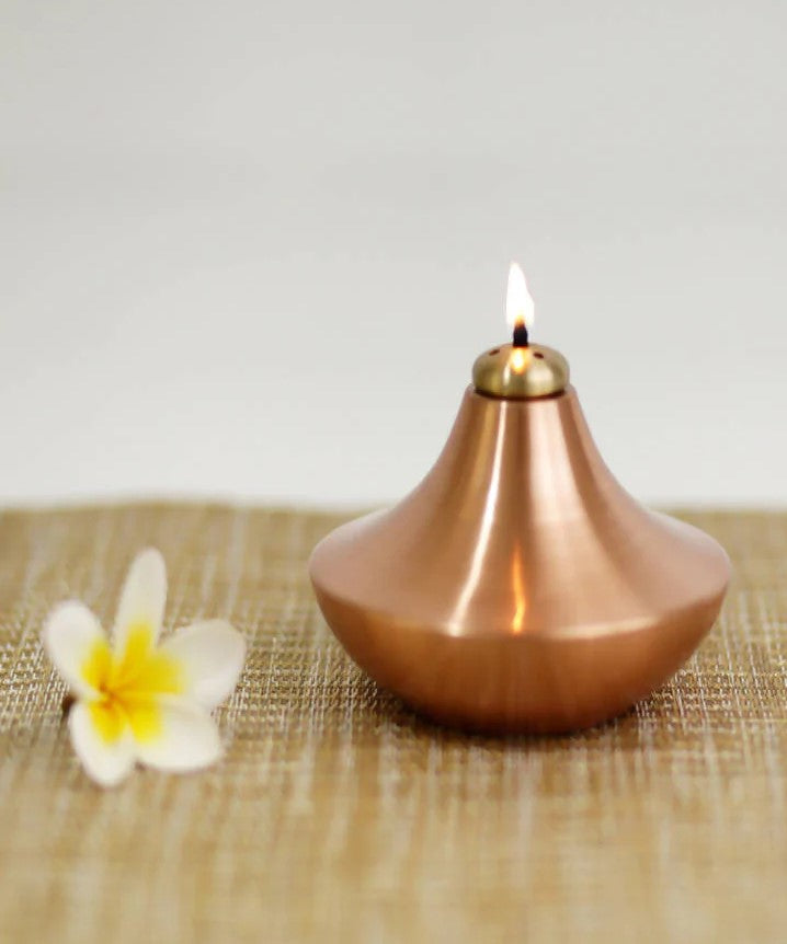 Handmade copper sanchi oil lamp copper