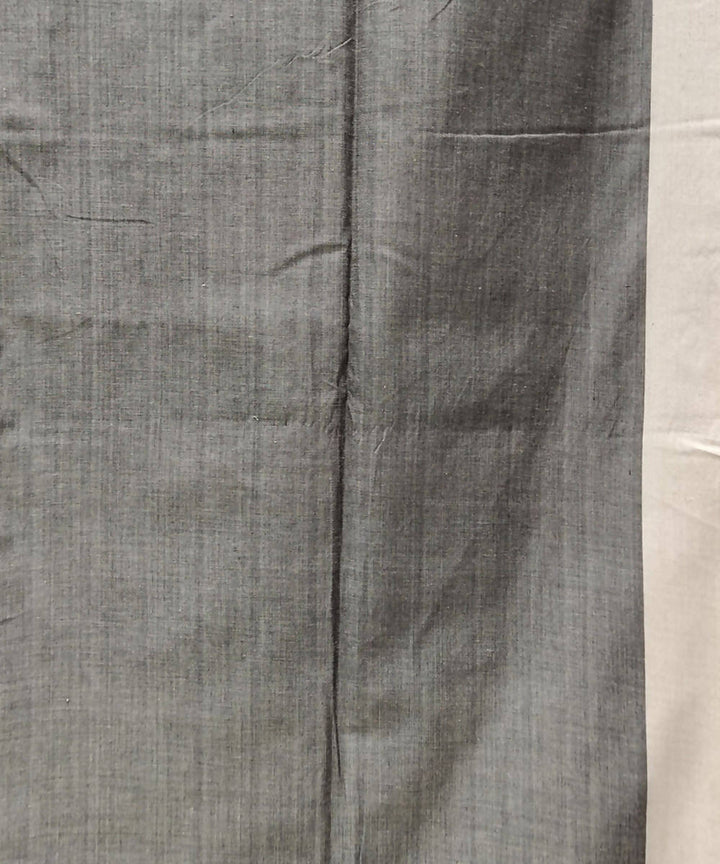 Brown handloom handspun cotton saree