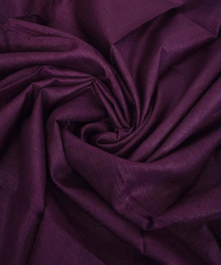 Wine purple handloom tussar silk kurta material (2.5m per qty)
